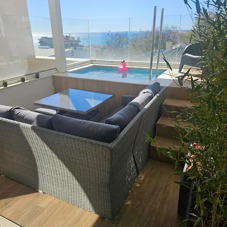 2 Chambres, Vue Mer, Piscine Privée Torremolinos